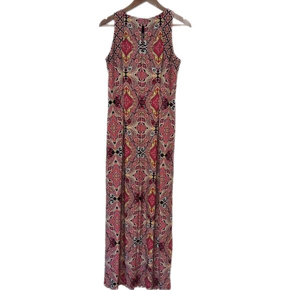 London Times Colorful Printed Maxi Sundress. Size 10. Great Condition!! - Picture 7 of 13